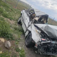 فروش پژوه ۴۰۵ نقره ای  تصادفی