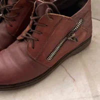 نیم بوت چرم اصل