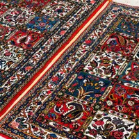 فرش جفت ذرع نیم بختیاری طرح خشتی|فرش|تهران, سلسبیل جنوبی|دیوار