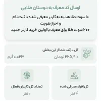 دعوت کن برای هر نفر 95 تومان جایزه بگیر