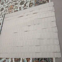 پرده کرمی سالم بدنه پارگی