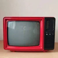 تلویزیون قدیمی و اتاری دستی سالم