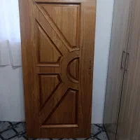 درب چوبی دو عدد بدون خط و خش