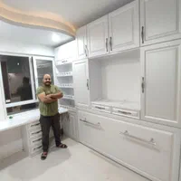 تخت کمجا کمددیواری تختخواب کم‌جامدل G تختخوابشو|تخت و سرویس خواب|تهران, زاهد گیلانی|دیوار