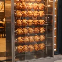 تولید مرغ بریان/مرغ بریون/جوجه گردان/فر شیش سیخه