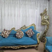 مبل ۹نفره کار کرده همراه با اشانتیون