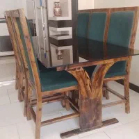 میز غذا خوری روستیک