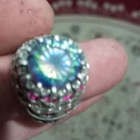 انگشتر توپاز(الماس روس)تراش برلیان|جواهرات|شیراز, کرونی(خاتونک)|دیوار