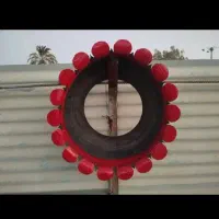 گلدان لاستیک ابدی رنگ ندارن