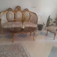 مبل سلطنتی ۹نفره در حد نو فوم سالم