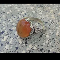 انگشتر عقیق یمن اصل پرتقالی|جواهرات|اصفهان, آفاران|دیوار