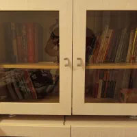 کتابخانه دو طبقه و یک عدد میز کامپیوتر|کتابخانه، شلف، قفسههای دیواری|تهران, تهرانپارس غربی|دیوار