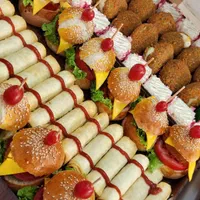 فینگرفود میزآرایی تشریفات مجالس سینی فینگر/فست فود|خدمات پذیرایی، مراسم|کرج, حسینآباد|دیوار