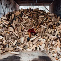 چوب هیزم برای بخاری هیزمی آتش و ...