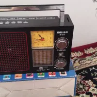 رادیو فلش ورم خور  و ساعت و چراغ دار