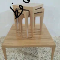 ساخت سفارشی  انواع میز وگل میز  با چوب راش