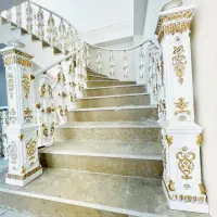 نرده استیل حفاظ پله|مصالح و تجهیزات ساختمان|سیرجان, |دیوار