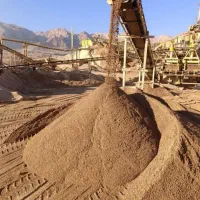 ماسه شسته 06 ماسه ملاتی ماسه بادی ریگ ماکادوم بیس