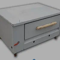 فر پیتزا ۳شعله درحدصفر سرویس شده