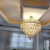 لوسترکریستالی|لوستر و چراغ آویز|بهارستان, |دیوار