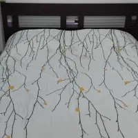 ست کامل تخت دونفره با دوتا پا تختی ومیزآرایش وکمد|تخت و سرویس خواب|مشگین شهر, |دیوار