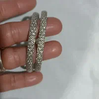 ۲عدد النگو نقره