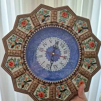 دو عدد ساعت خانم کاری و مینا کاری سایز بزرگ