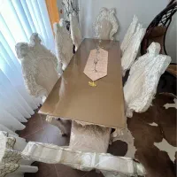 مبل سلطنتی۹ نفره و میزنهارخوری ۸نفره|مبلمان خانگی و میز عسلی|رشت, گلسار|دیوار