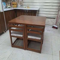 ناهار خوری کمجا گرد و مربع غذا خوری|میز و صندلی غذاخوری|ورامین, ورامین|دیوار