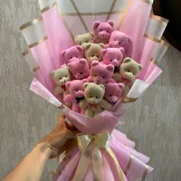 دسته گل عروسکی باکس بوکت خرس کادو روز زن ولنتاین|اسباببازی|تهران, نارمک|دیوار