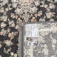 ۴ تا فرش ۹ متر ۱۲۰۰ شانه تراکم ۳۶۰۰ گلبرجستهه پلمپ|فرش|نورآباد, |دیوار