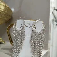 گوشواره مجلسی نگین دار|بدلیجات|تبریز, |دیوار