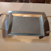 سینی مجلسی و شیشه ای