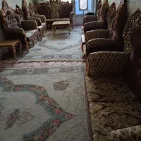 مبل 11 نفره همراه با 2میز بزرگ و 4عدد کوچیک