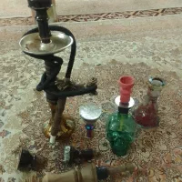 قلیان و تعدادی وسایل قلیان