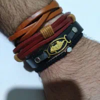 دستبندهای چرم و بافت