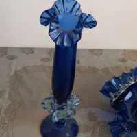 ظرف پذیرایی و جفت شمعدان قدیمی|صنایع دستی و سایر لوازم تزئینی|تهران, تهرانسر شمالی|دیوار