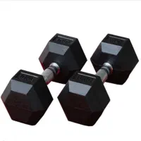 دمبل بدنسازی شش‌ ضلعی وزن 10 کیلوگرم بسته 2 عددی