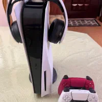 کنسول پلی استیشن 5 ps5 1T با هدفون و پایه شارژر