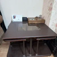 میز وسط پذیرایی به همراه ۳ عدد میز کوچک عسلی