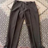 شلوارپارچه ای مشکی