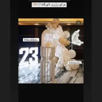 بادکنک آرایی مراسم نامزدی،تولد،ششگانی،جشن دندونی