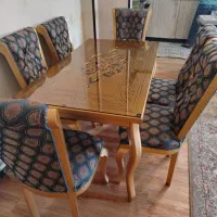 سرویس ناهار خوری 6 نفره ومبل سلطنتی9 نفره 9 نفره