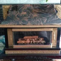 بخاری گازی هانیزان شومینه گارانتی دار