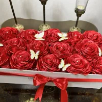 گل روبانی و گل شمعی