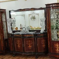 آینه و کنسول معرق و ویترین