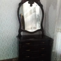 ست تخت خواب دونفره بامیزآرایش|تخت و سرویس خواب|دورود, |دیوار