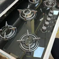 اجاق گاز رومیزی شیشه ای با گارانتی صفحه ای