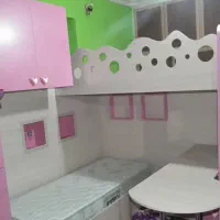 سرویس تخت خواب دوطبقه|تخت و سرویس خواب|سلماس, |دیوار