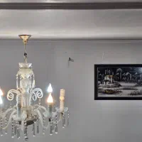فروش لوستر ۸ شاخه + مهتابی دو قلو